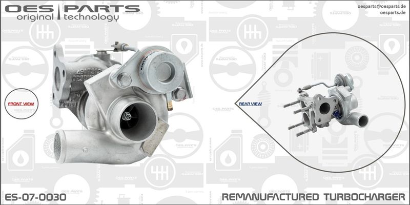 OES PARTS Kompresors, Turbopūte ES-07-0030